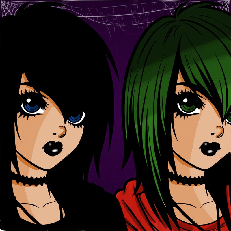 realistic emo girl