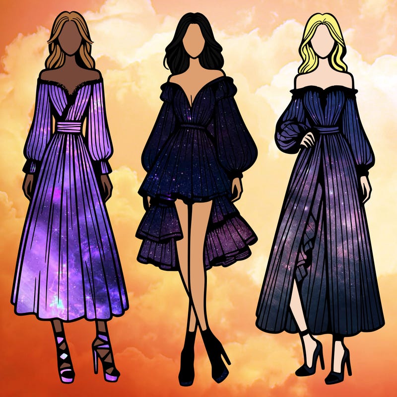 fashion models dresses