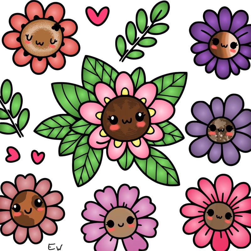 cute flower patterns