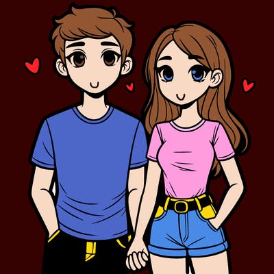 boyfriend and girlfriend