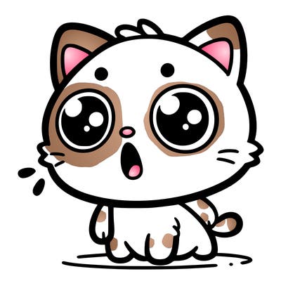 surprised cat