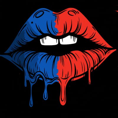 lips that look realistic and drip