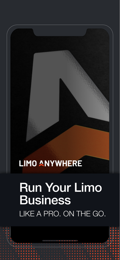 Limo Anywhere Mobile - Limo Anywhere Mobile app interface for managing limousine businesses on the go