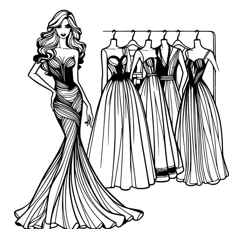 fashion models dresses