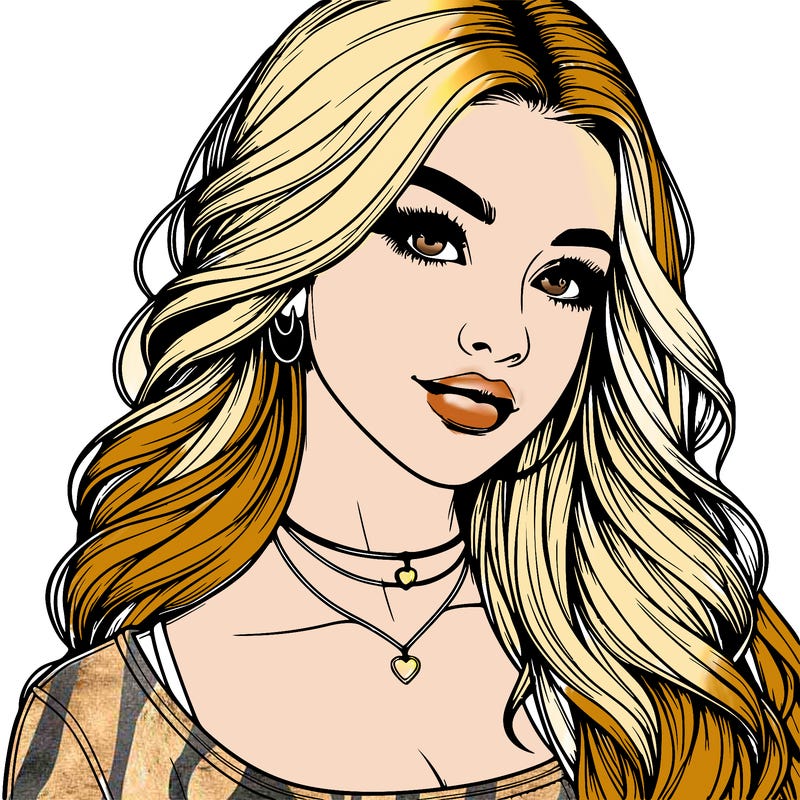 detailed realistic girl