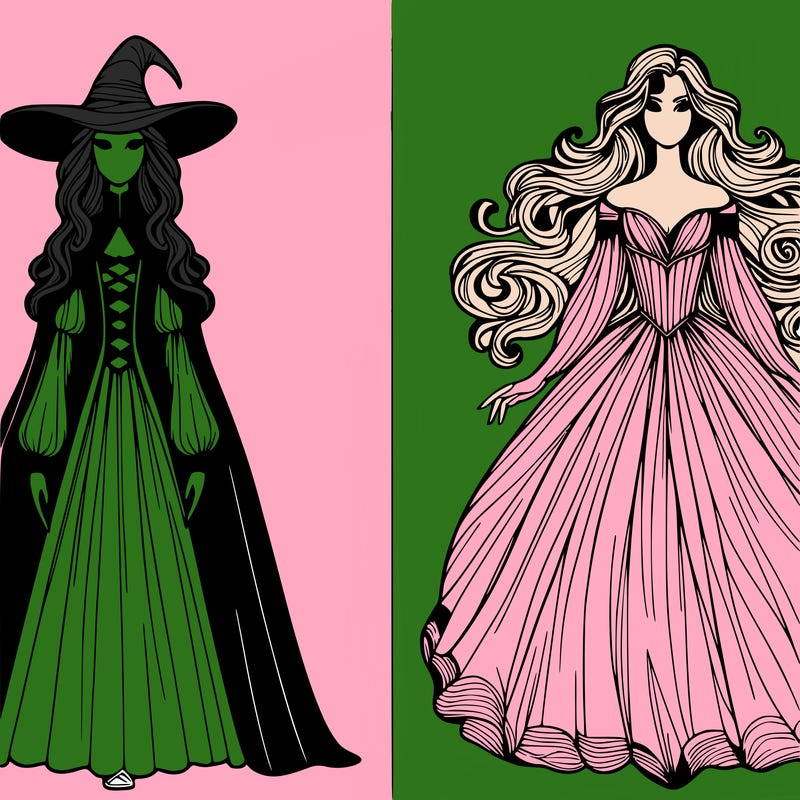 elphaba and glinda
