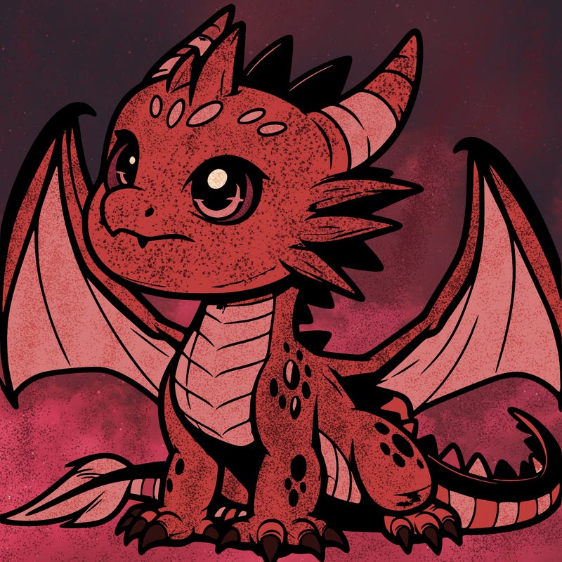 fierce baby night dragon