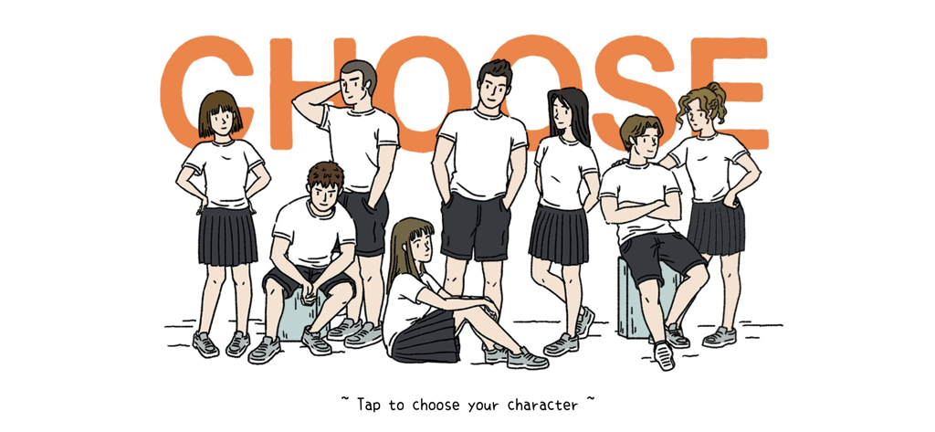 Adorable Home - Diverse hand drawn character selection screen in Adorable Home