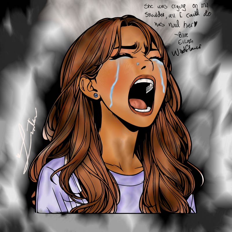 screaming realistic, girl