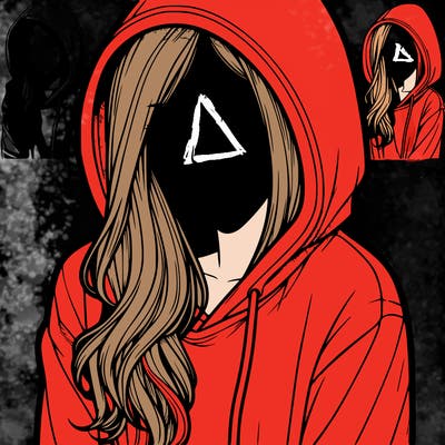 realistic girl wearing a hoodie