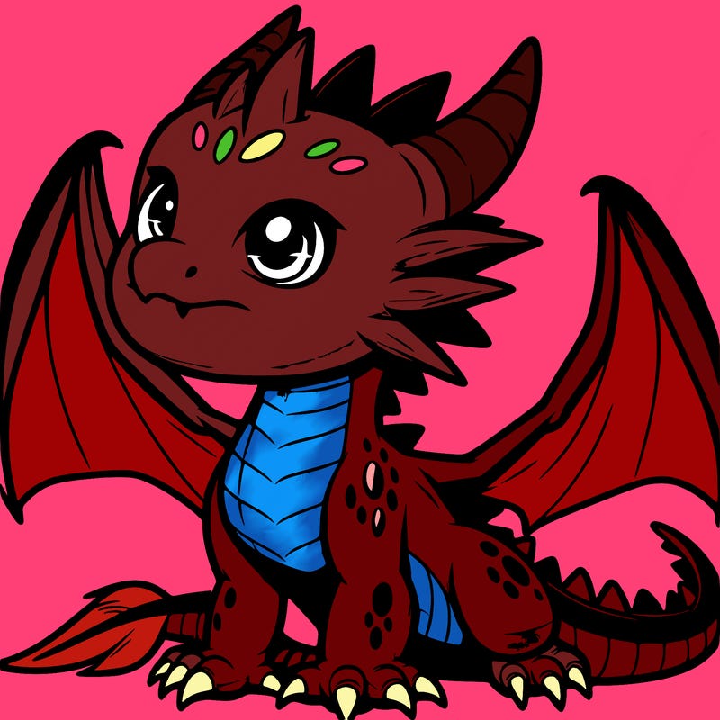 fierce baby night dragon