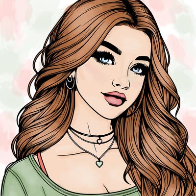 detailed realistic girl