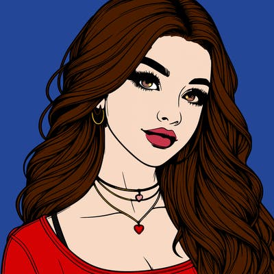 detailed realistic girl