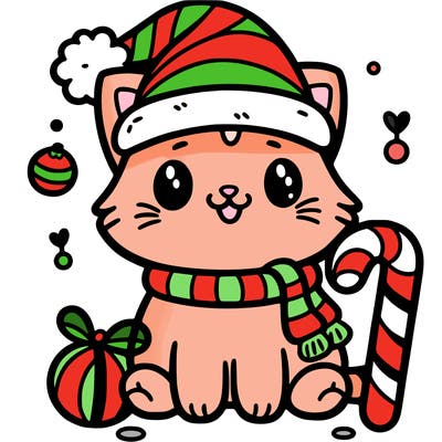 christmas cat