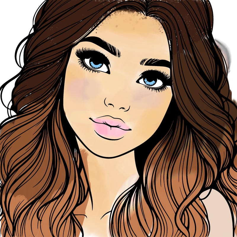 beautiful realistic girl