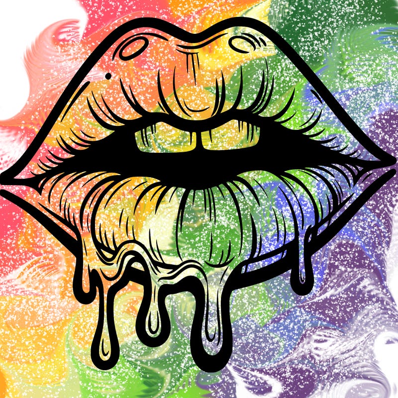 lips that look realistic and drip