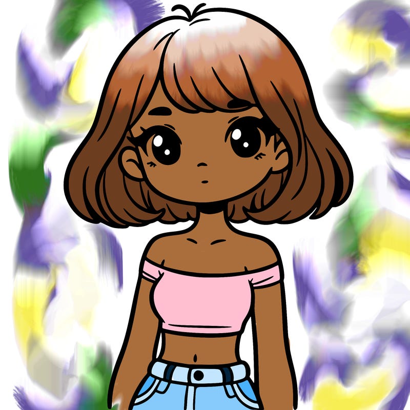 girl in a cute crop top
