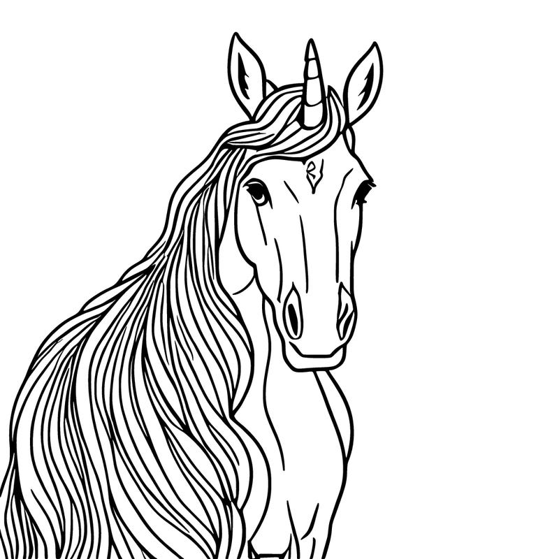 realistic unicorn
