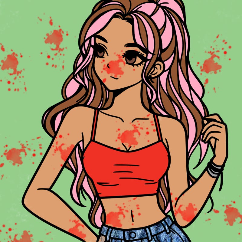 girl in crop top