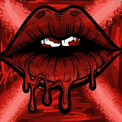 lips that look realistic and drip