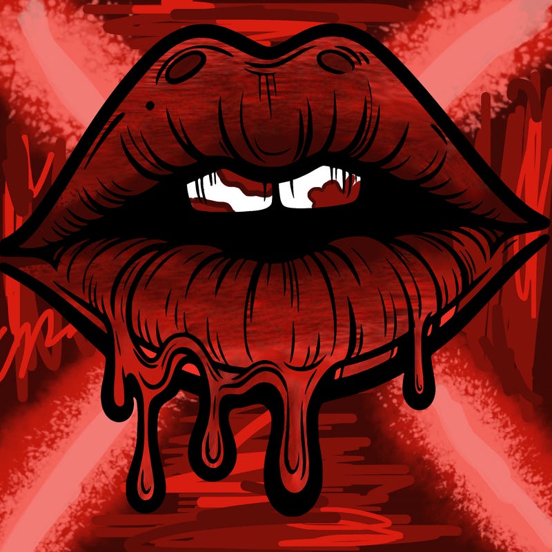 lips that look realistic and drip