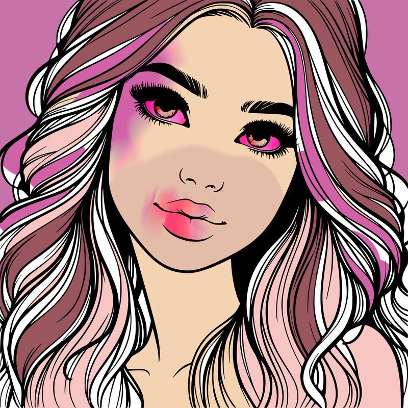 beautiful realistic girl