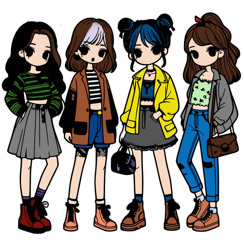 girls with fashion