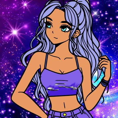 girl in crop top