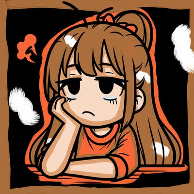 girl bored