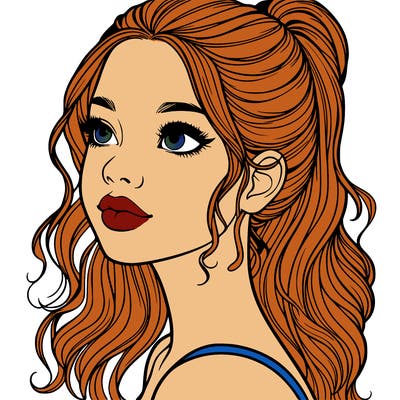 beautiful realistic girl