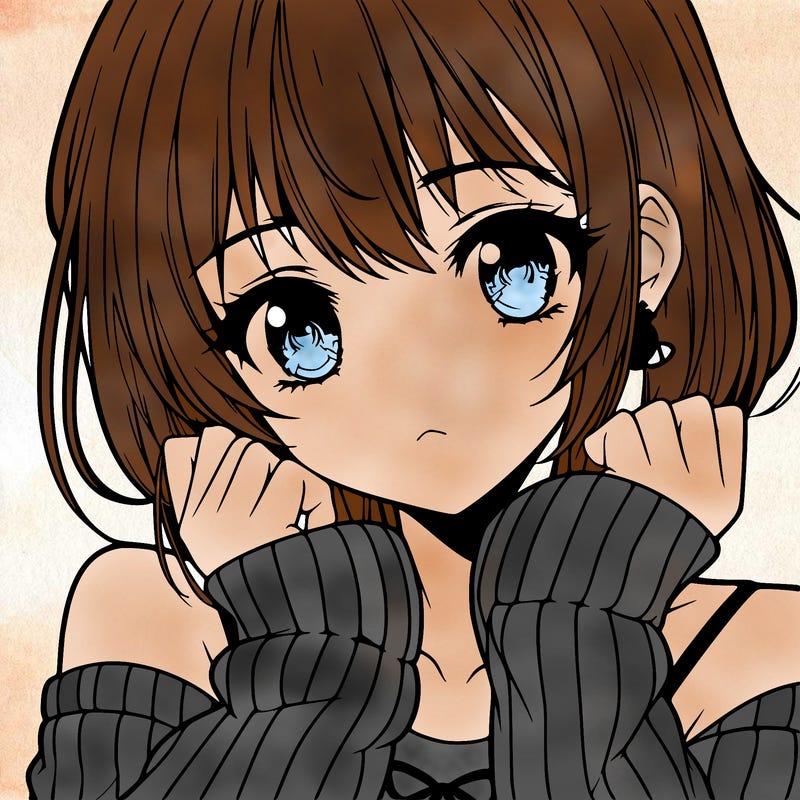 beautiful anime girl