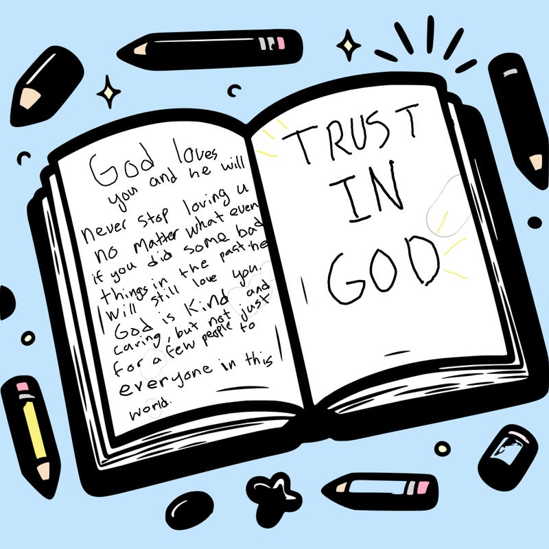 blank open sketch book