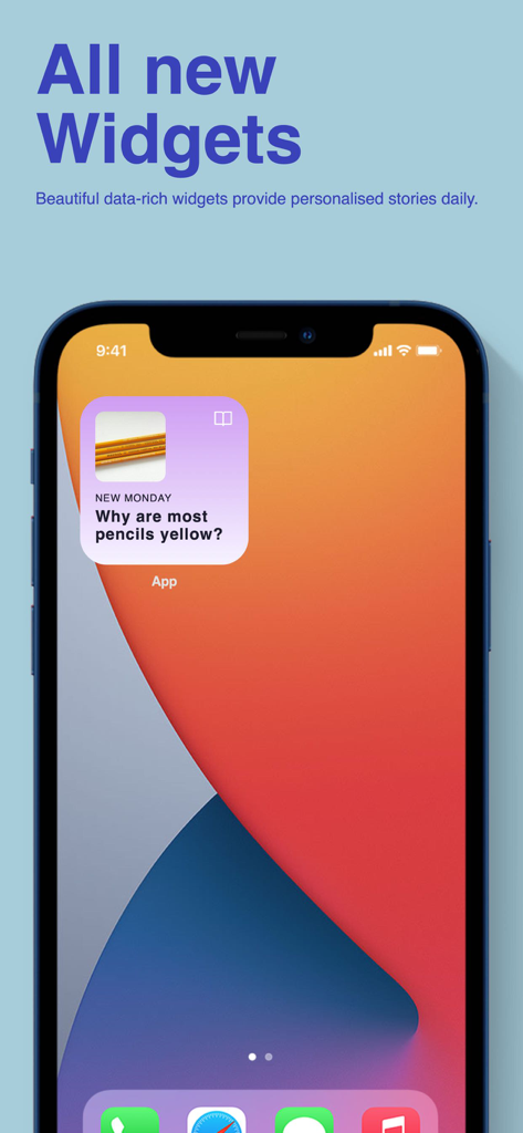 Food Drawing Step By Step - Una pantalla de inicio de iPhone mostrando un nuevo widget temático de arte de la aplicación Dibujo de Comida.