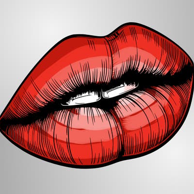 realistic lips