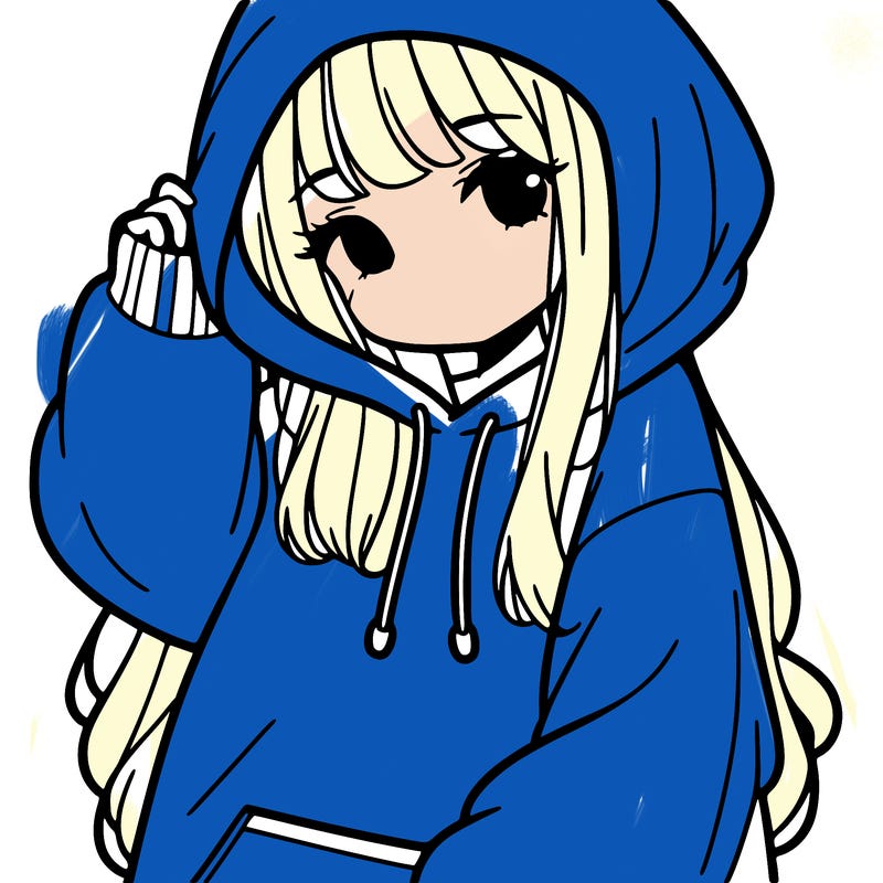 girl in a over sizes hoodie
