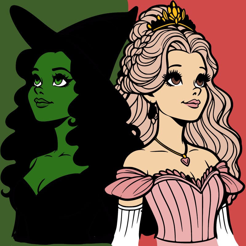 'elphaba and glinda (realistic)