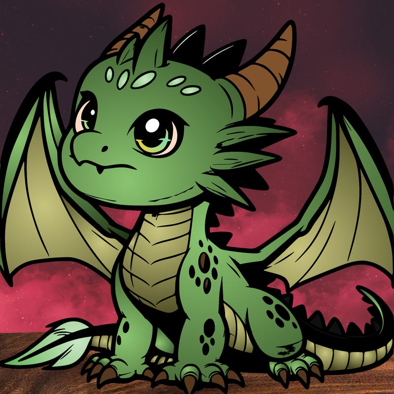 fierce baby night dragon