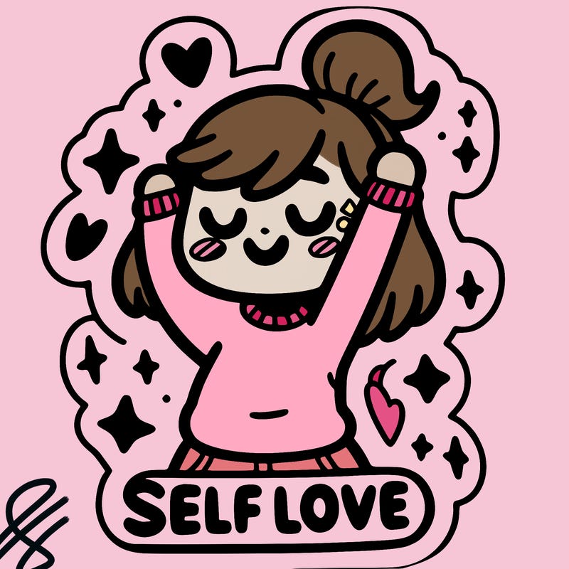 self-love sticker