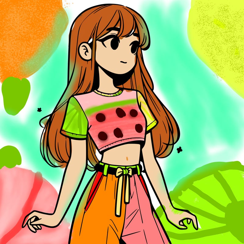 girl in a cute crop top