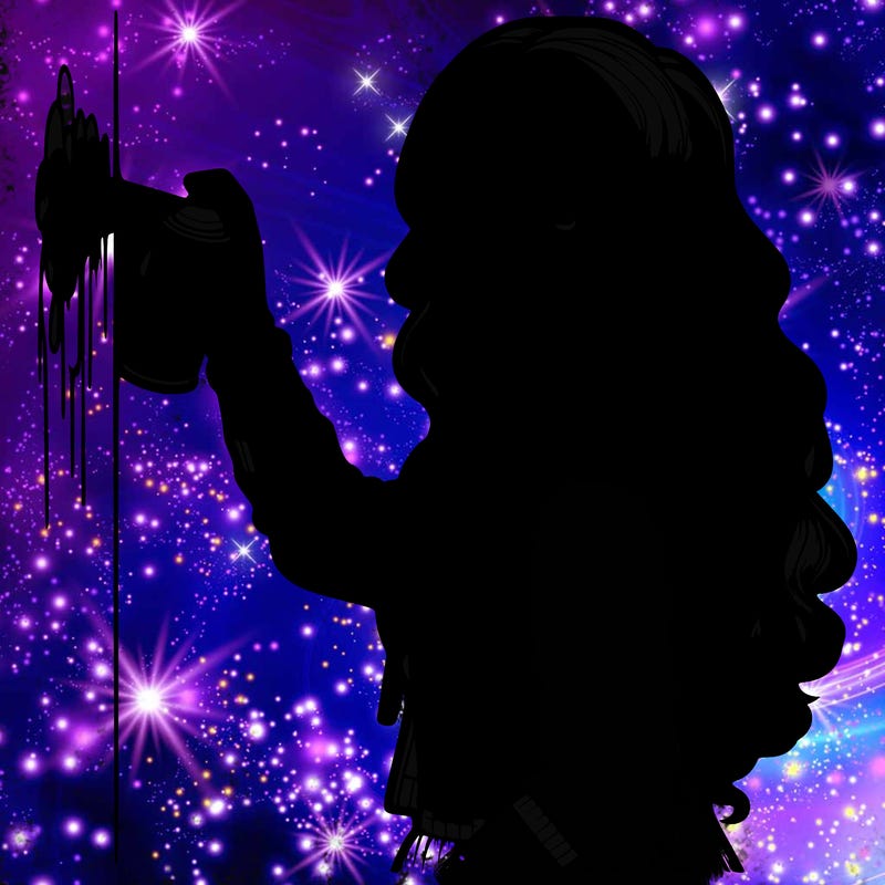 realistic girl with mask spray painting a wall