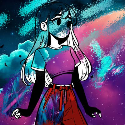 girl in a cute crop top