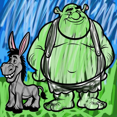 shrek donkey