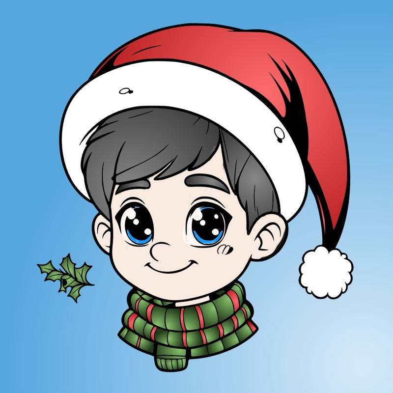 realistic christmas boy