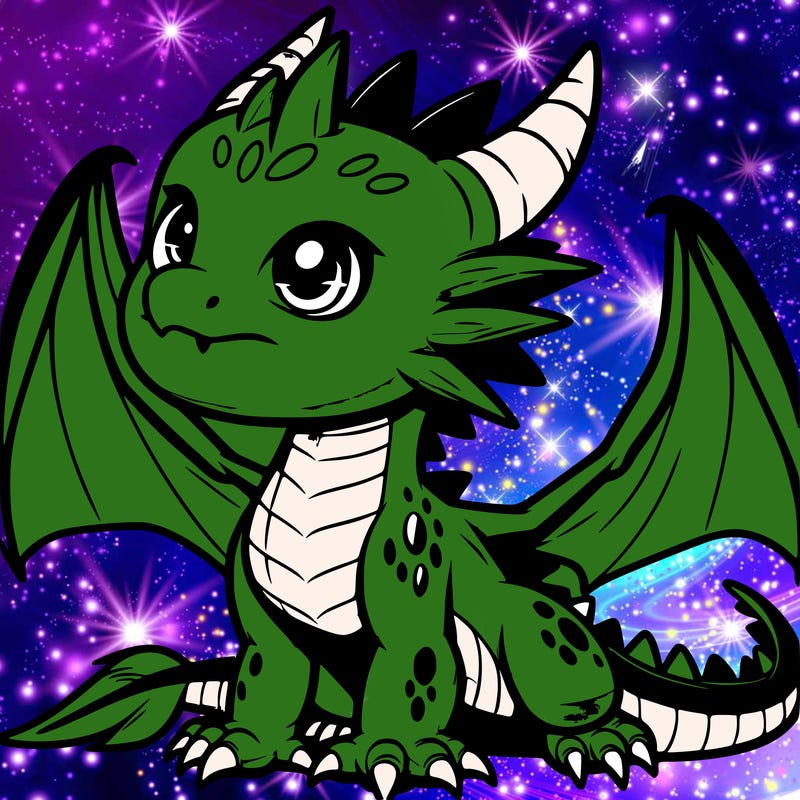 fierce baby night dragon