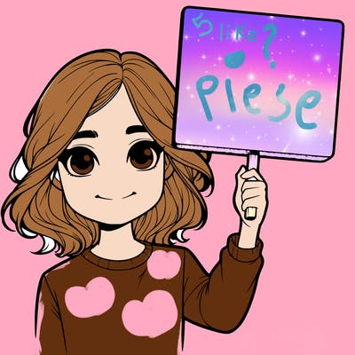 realistic girl holding up a sign