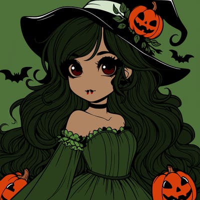realistic girl halloween