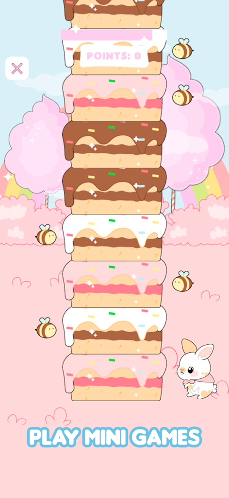 Baby Idol Care & Dress Up - Cake stacking mini game in Baby Idol Care and Dress Up app