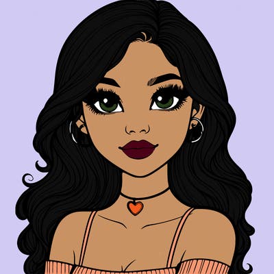 realistic pretty girl