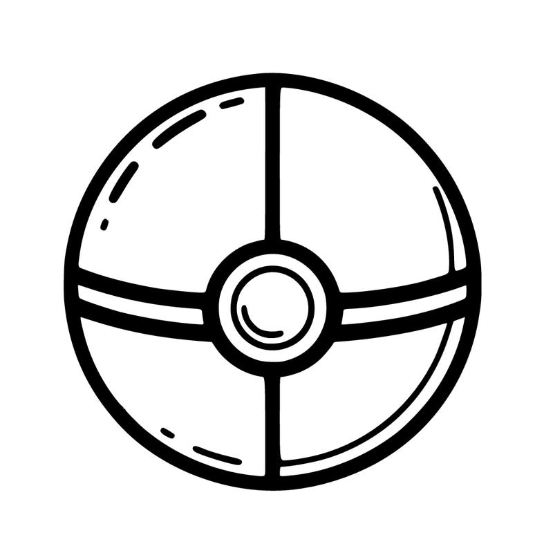 a split pokeball