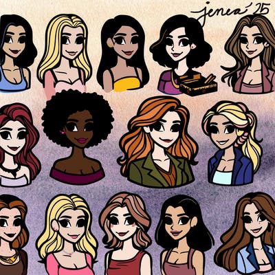 many different women